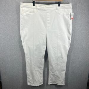 Good American Good Waist Crop Womens 5XL White EUC